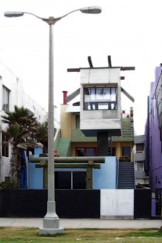 Photo I took of a Frank Gehry House for a Life Guard on Venice Beach